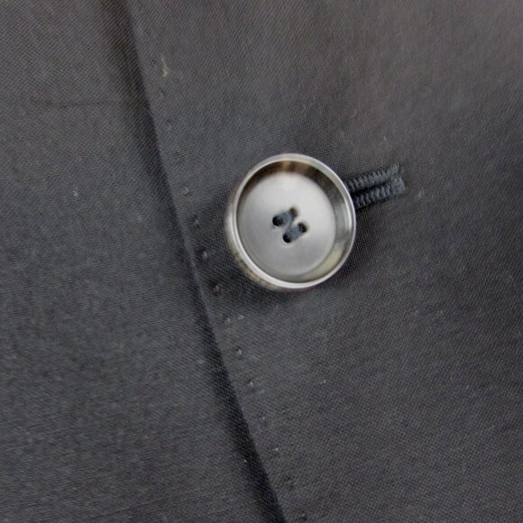 Hugo Boss Guabello Blazer Jacket Black Wool Single Breasted Jam75/Sharp 3 36S - Picture 2 of 8